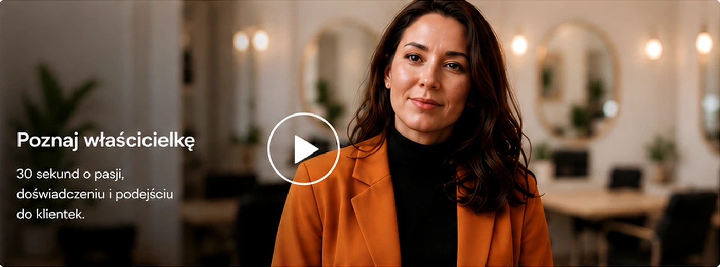 Anna Krasoń w jasnym wnętrzu salonu — okładka filmu